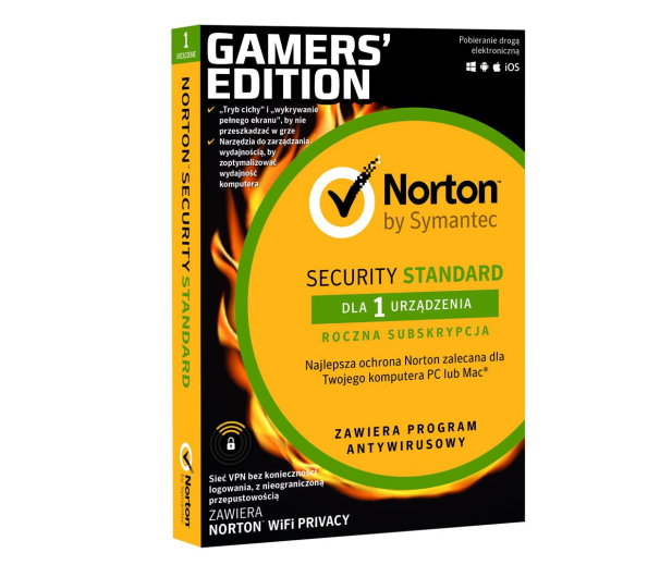 NortonLifeLock Security Standard Gamers Edition 1st.(12m.) - 525250 - zdjęcie